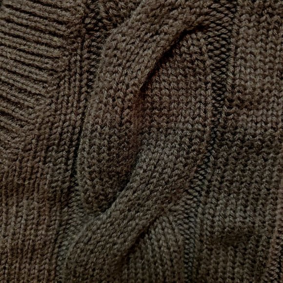 Michael Kors chunky knit tunic sweater size S/M Navy blue oversized - Picture 10 of 11